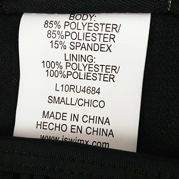 Ingear Bathing Suit Bikini Size Small Black Ruffle - Picture 5 of 5